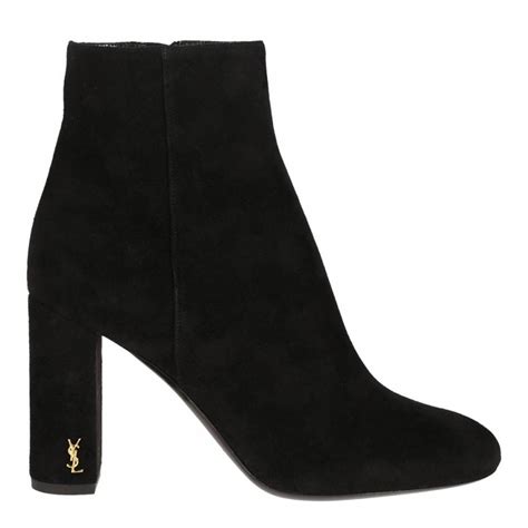 ysl black suede ankle boots|yves saint laurent rain boots.